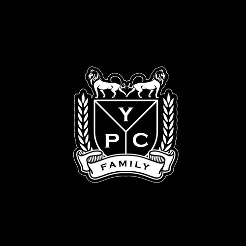 Family Logo with initials Diseño de graffrats™