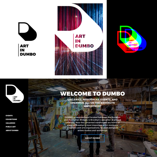 Brooklyn Art District Rebranding Design by Tomillo