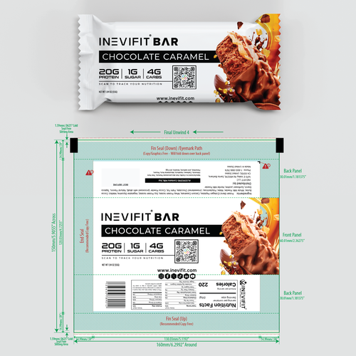 Designs | Protein Bar Individual Packing Design | Product packaging contest