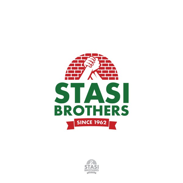 Design by Blinka titled "Logo Concept for Stasi Brothers"