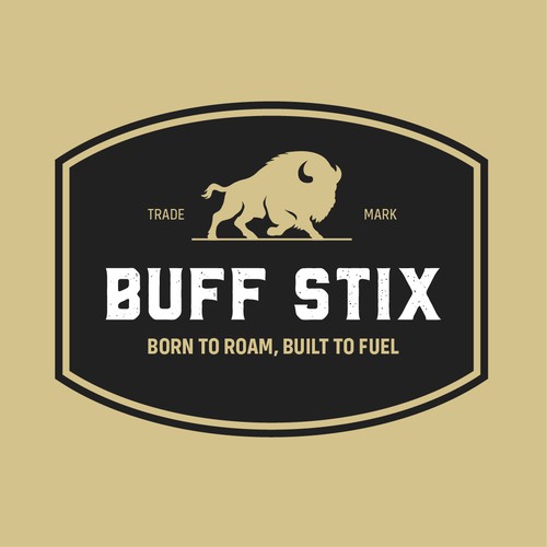 Buff Stix...Lean, Delicious, Buffalo Strong. Design by Studio 135+