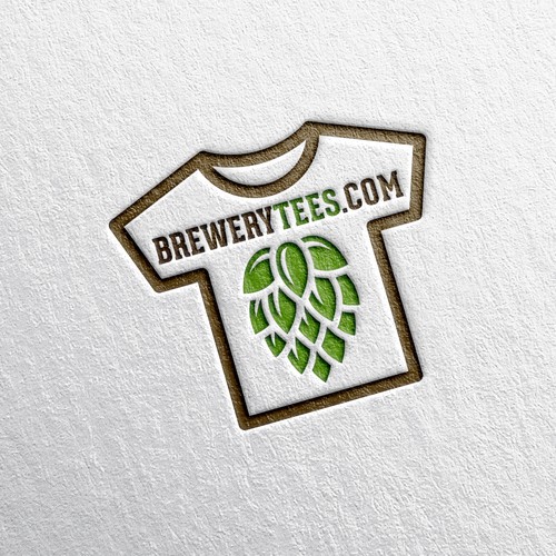 Logo design for my new site, brewerytees.com! Diseño de Boaprint