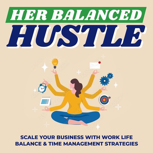 Her Balanced Hustle Cover Art Design by Creative Lights