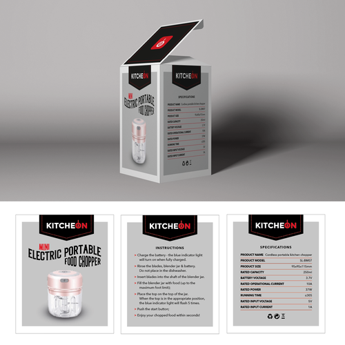 Love to cook? Design product packaging for a must have kitchen accessory! Design by Kat.Fil