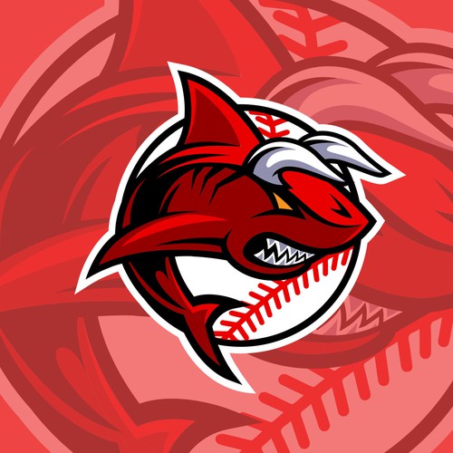 Bull Sharks Logo Design Design by marcuz030