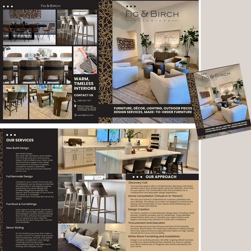 Brochure contest entry by Type3Dsign