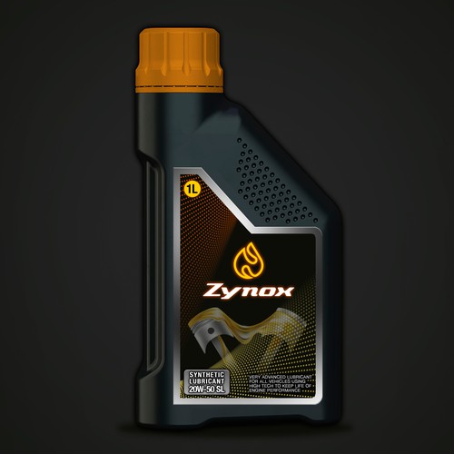 auto lubricant label design | strong , modern and powerful Design by IgnacioIdeas