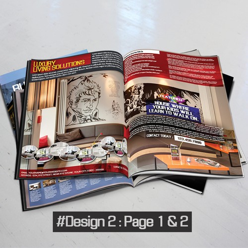 Eye Catching Advertising Magazine Layout needed for the Home Build Industry Design by iamGrv