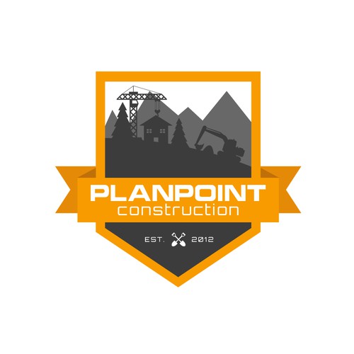 PlanPoint Construction Logo Needs A Remodel Design by Bert_Design