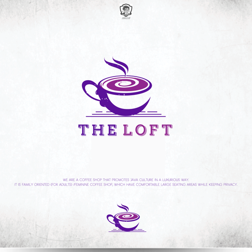 Coffee shop branding 'The Loft' Logo & brand identity pack contest