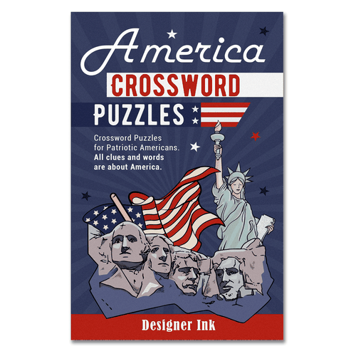 America Crossword Puzzles. Patriotic, Americana, Simple, Basic Design by Krisssmy