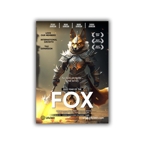 Design di Life360 2023 Year of the Fox Poster di HASHIM DESIGN ✔️