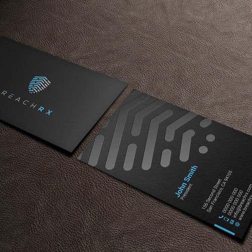 Professional B2B Card for Cyber Security Software Company Design by kaylee CK