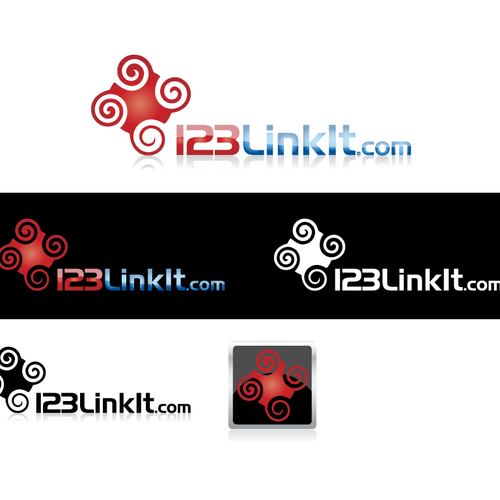 Web 2.0 Logo for 123LinkIt.com Design by lombokijo