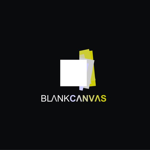 Logo design for blank canvas a creative brand experience and