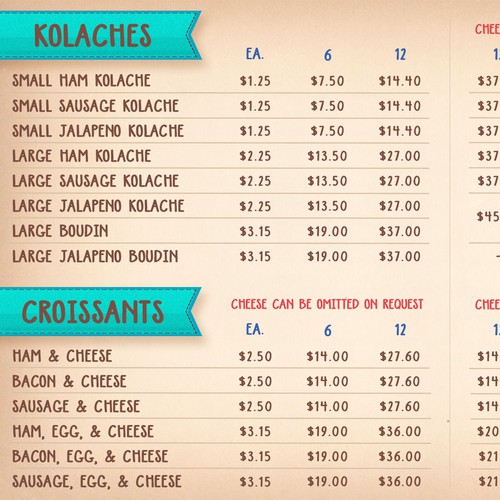 Donut Shop Needs New Menu Design Réalisé par kuriosity_designs