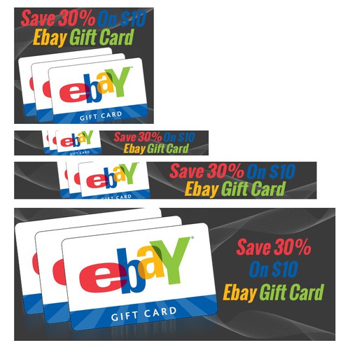 Ebay Gift Card Banner | Banner ad contest