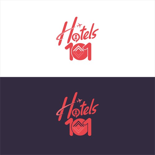 Create a logo for a podcast called - Hotels 101 - incorporate a hotel in the logo Design by i-ali