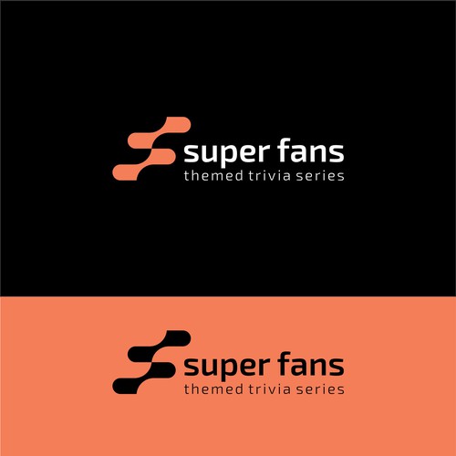 SUPER FANS Theme Trivia Series Logo Design by MEGANTARA