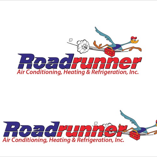 logo for Roadrunner Air Conditioning, Heating & Refrigeration, Inc. Design by X-version