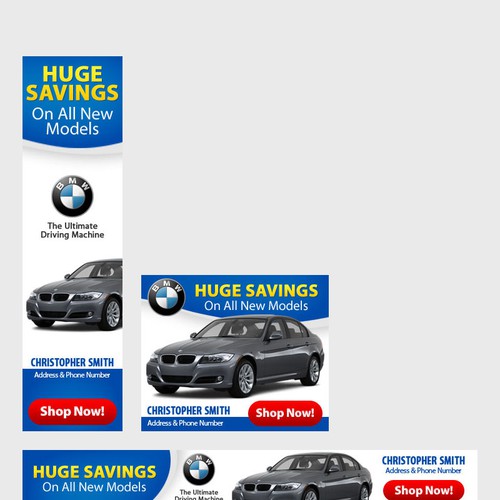 Create banner ads across automotive brands (Multiple winners!) Design by xrxdesign