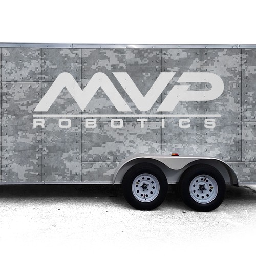 DESIGN A TRAILER WRAP FOR MILITARY ROBOTS - MVP ROBOTICS Design by AdrianC_Designer✅