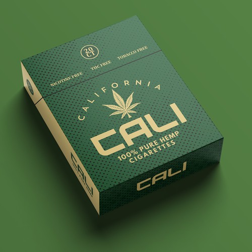 Hemp Cigarette Pack Preliminary Design Design by ogiedesign™