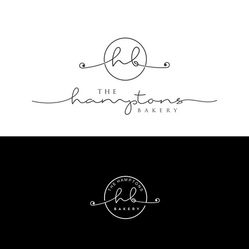 The Hamptons Bakery Logo Design by indrational