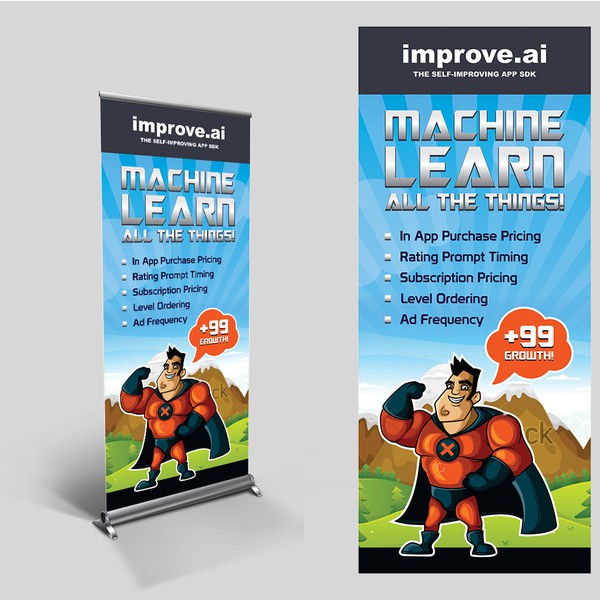 Roll Up Banner Stand Design For Brm Systems Signage Contest 99designs