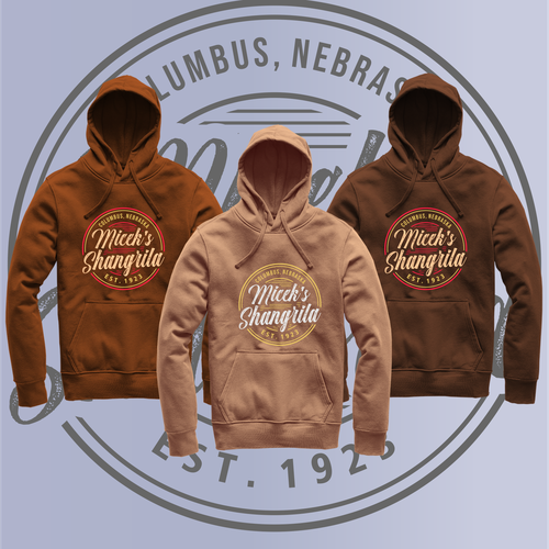 Retro hoodie illustration design for family owned bar Design by Ardi90