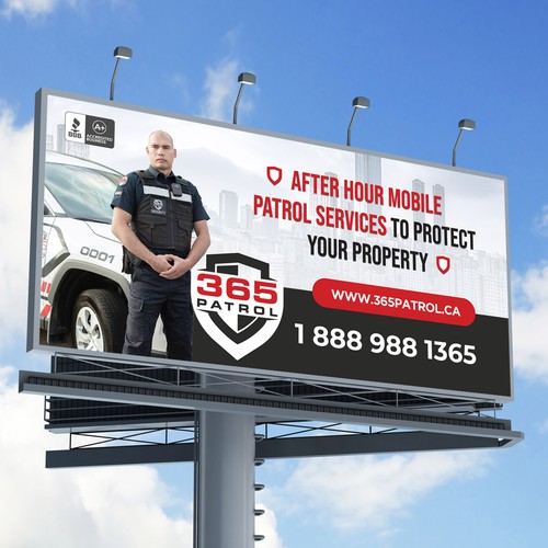 I need a billboard design for a Security Guard Company Design by Budiarto ™