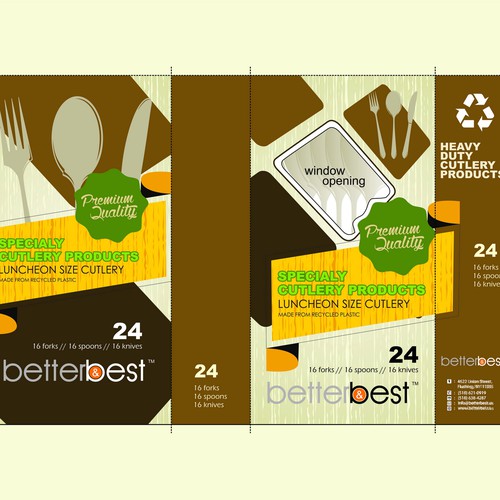 plastic cutlery packaging design Product packaging contest