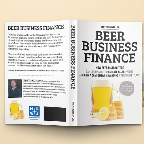 Design an award-winning book cover for the beer business Design by Ciusan