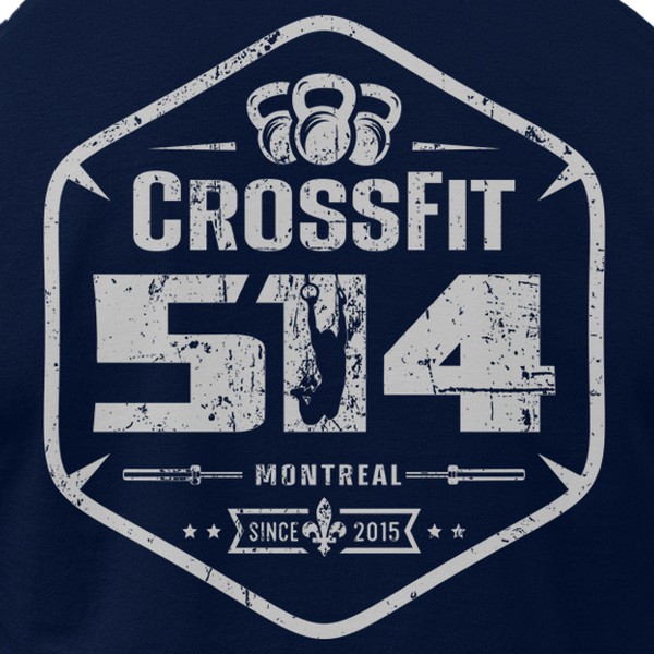 Design by -Diamond Head- titled "CrossFit514 2022 T-Shirt Edition"