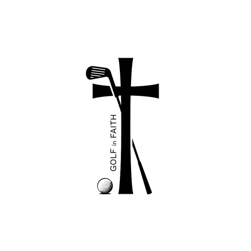 Golf, Faith, God, Cross Design by mariacecilia