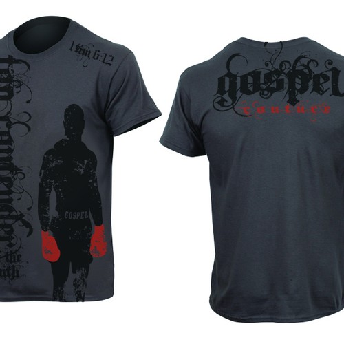 New t-shirt design wanted for GOSPEL couture Diseño de jsummit