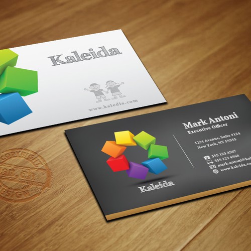 Create a winning business card for the new age of education Design by KZT design