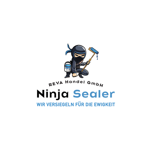 Ninja Fighter with a Paint Roller on a Pole - Said to be the best sealer for floor sealers.