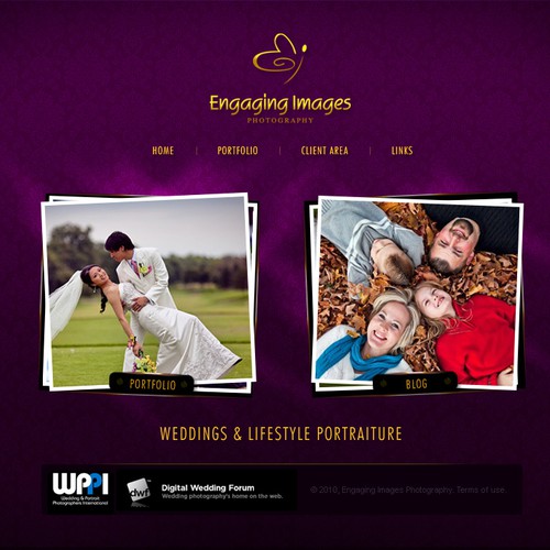 Wedding Photographer Landing Page - Easy Money! Design von asd