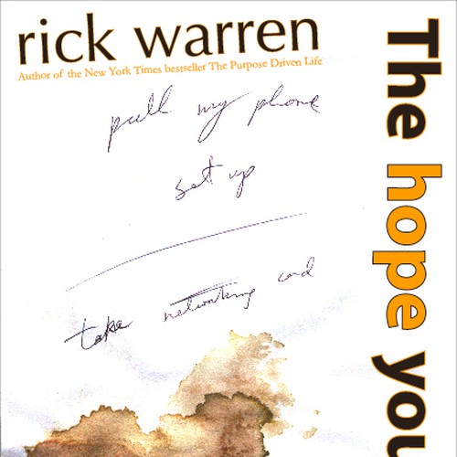 Design Rick Warren's New Book Cover Design by pcNielsen