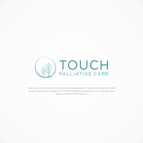 Palliative care logo for a boutique female-owned consulting practice Design by malih