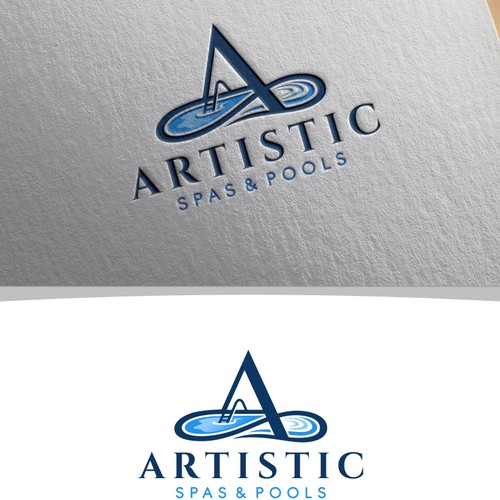 Design a classy logo for a custom pool builder Design by dsgn_81