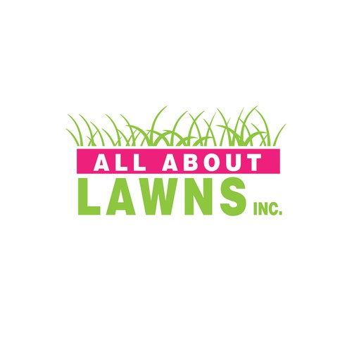 Create a logo that POPS for all about lawns inc. (fertilizer company ...