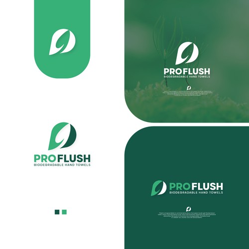 biodegradable flushable hand towels Design by QuickCrea™