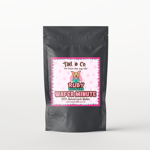 Ruby Rhubarb new product Labels Design by halesen