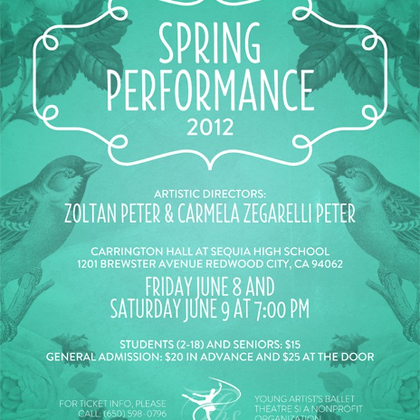 Professional Ballet School needs a new postcard or flyer