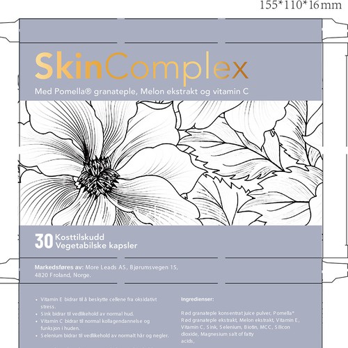 Box design for a advanced skin care supplement Design by ve_sta