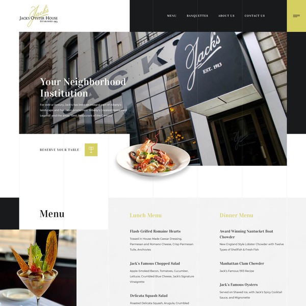 Restaurant Webdesign