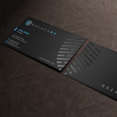 Professional B2B Card for Cyber Security Software Company Design by kaylee CK