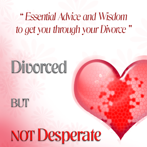 book or magazine cover for Divorced But Not Desperate Design by AliceBunnyDesign